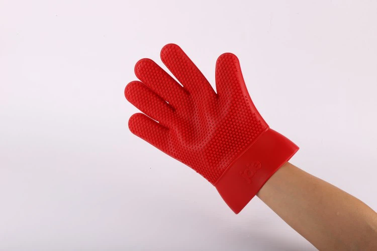 red oven gloves for silicone