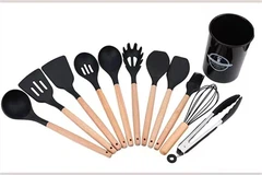 Gwo Lòd Soti nan USA Kliyan Pou Silicone Kitchenware